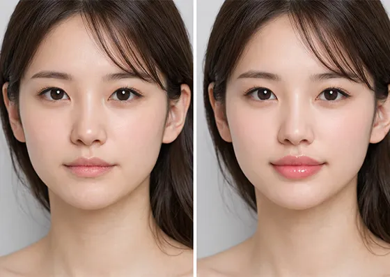 Lip Enhancement Procedure Before and After