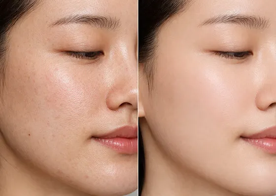Enlarged Pores Skin Texture